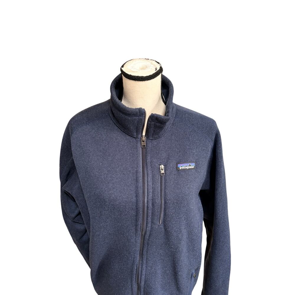 Patagonia Men's Large Navy Better Sweater Fleece Full Zip Jacket - Picture 3 of 9